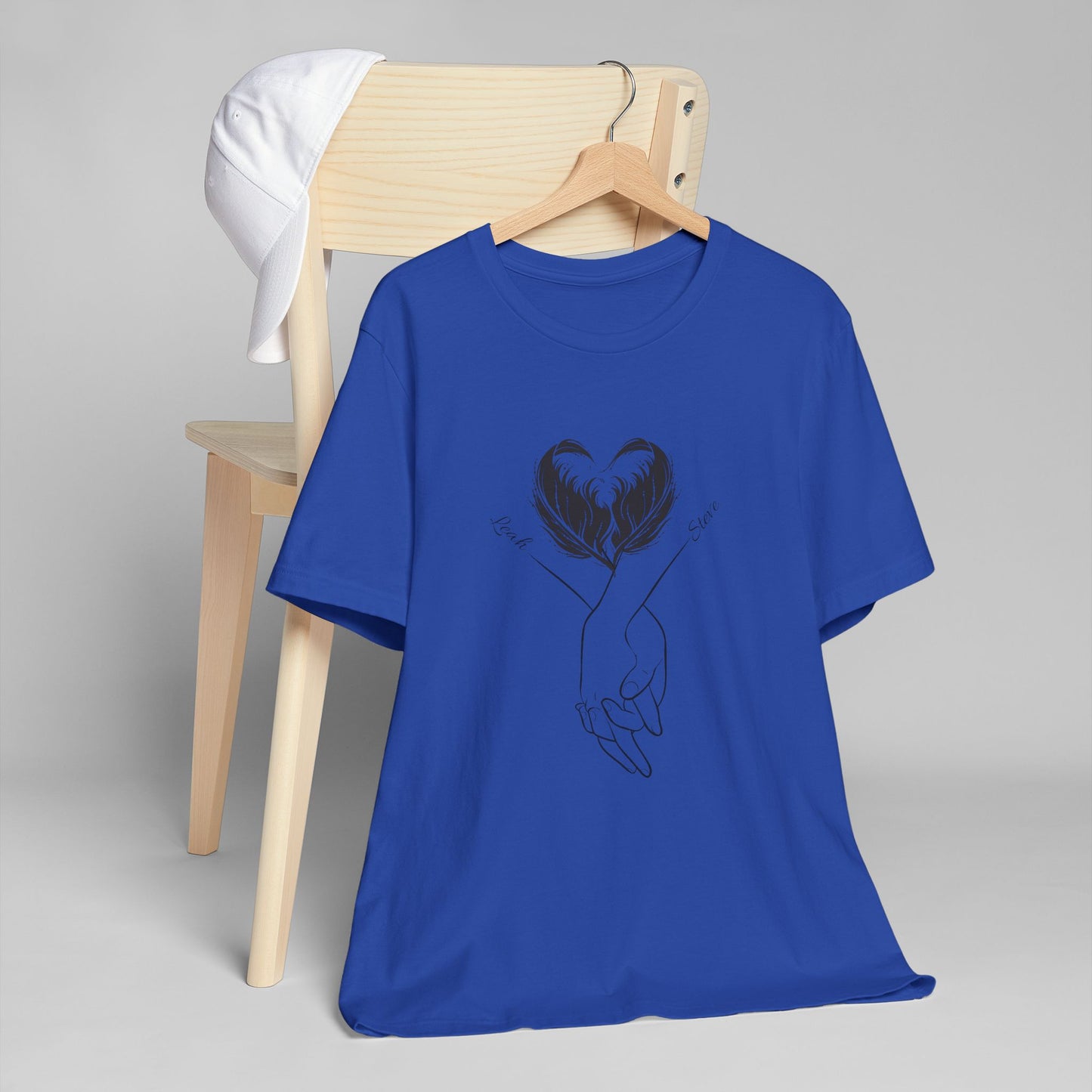 Customizable Holding Hands Hearts T-Shirt