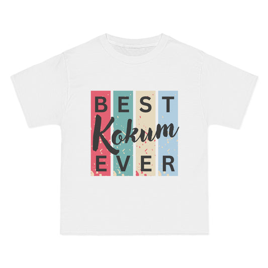 Indigenous Kokum Beefy-T® Short-Sleeve T-Shirt, Best Ever - Comfy Roomy Tee, Relevance for Holidays, Indigenous